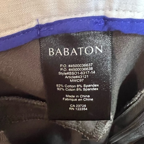 Aritzia | Babaton Elliot Pants Bi-Stretch Cigarette Trousers Skinny Grey Size 0 - Picture 14 of 15